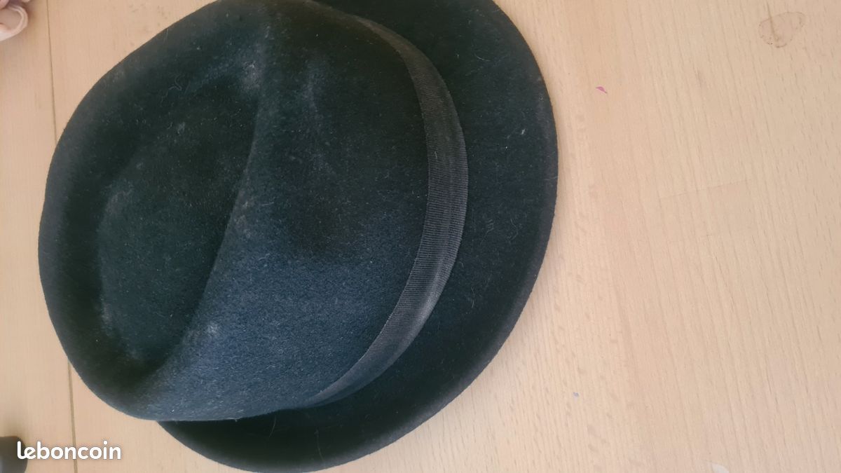Joli chapeau chic en feutre taille S (image 3)