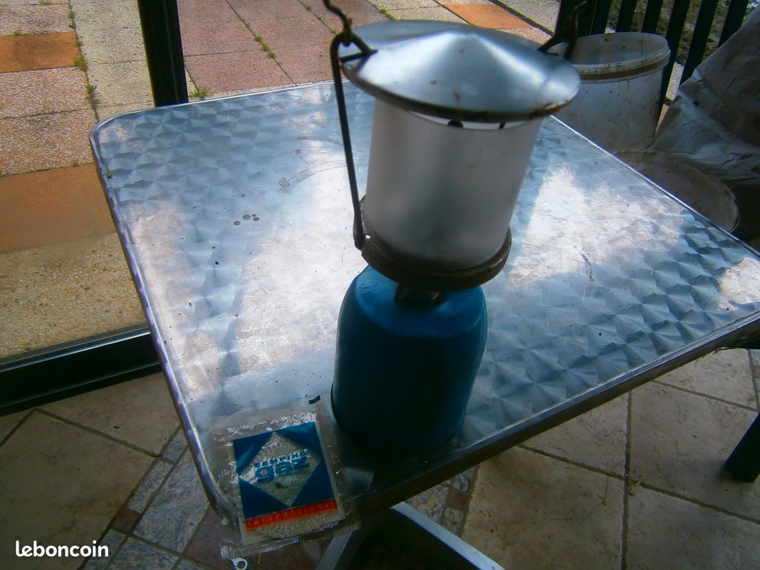 Lampe Campingaz Lumogaz – Réchaud/lampe Randonnée Vintage – Made In France