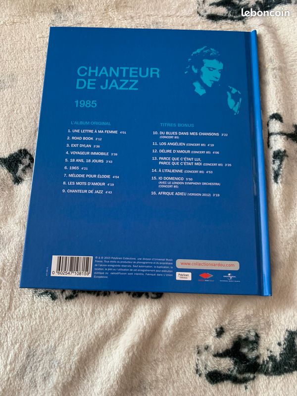 Michel sardou chanteur de jazz livre et cd la collection officielle (image 4)
