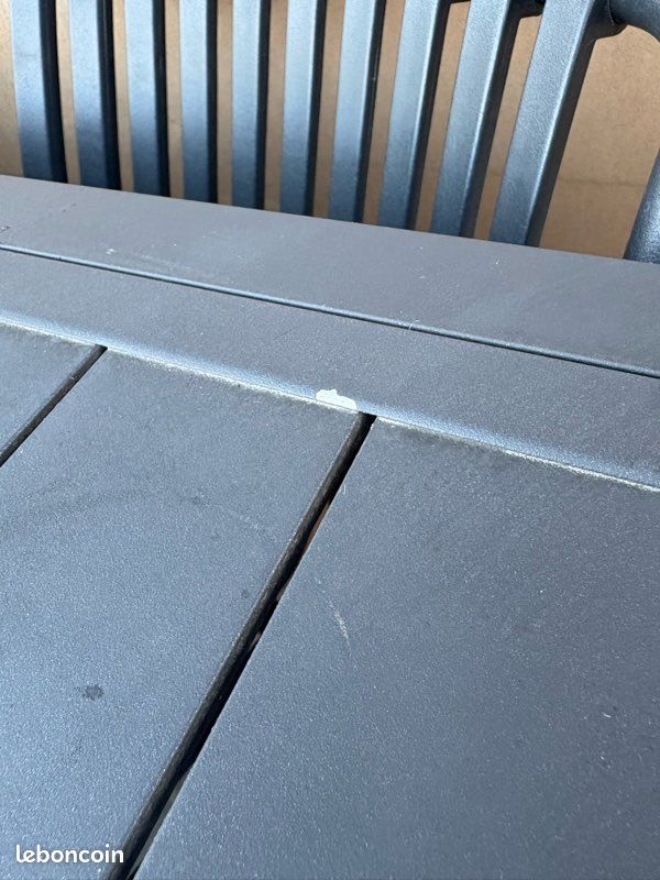 Table jardin 8/12 alu gris foncé (image 4)
