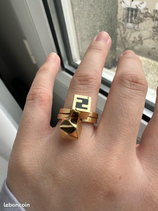 Bague duo Fendi Montres Bijoux