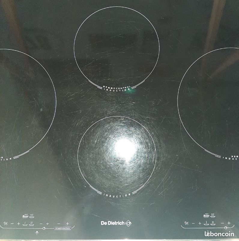 Table induction de dietrich grand format 4 feux (image 1)