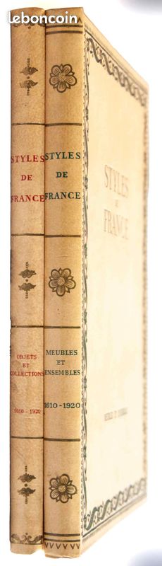 Styles de France de 1610 à 1920, lot de deux volumes (image 2)