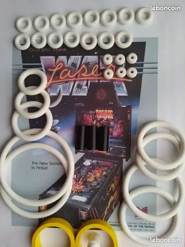 Kit D'élastiques (rubber Kit) Pour Flipper Gottlieb Hollywood Heat - Neuf