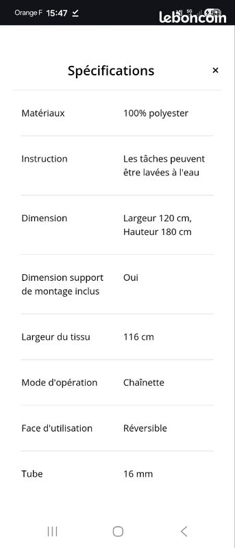 Store jour nuit (image 2)