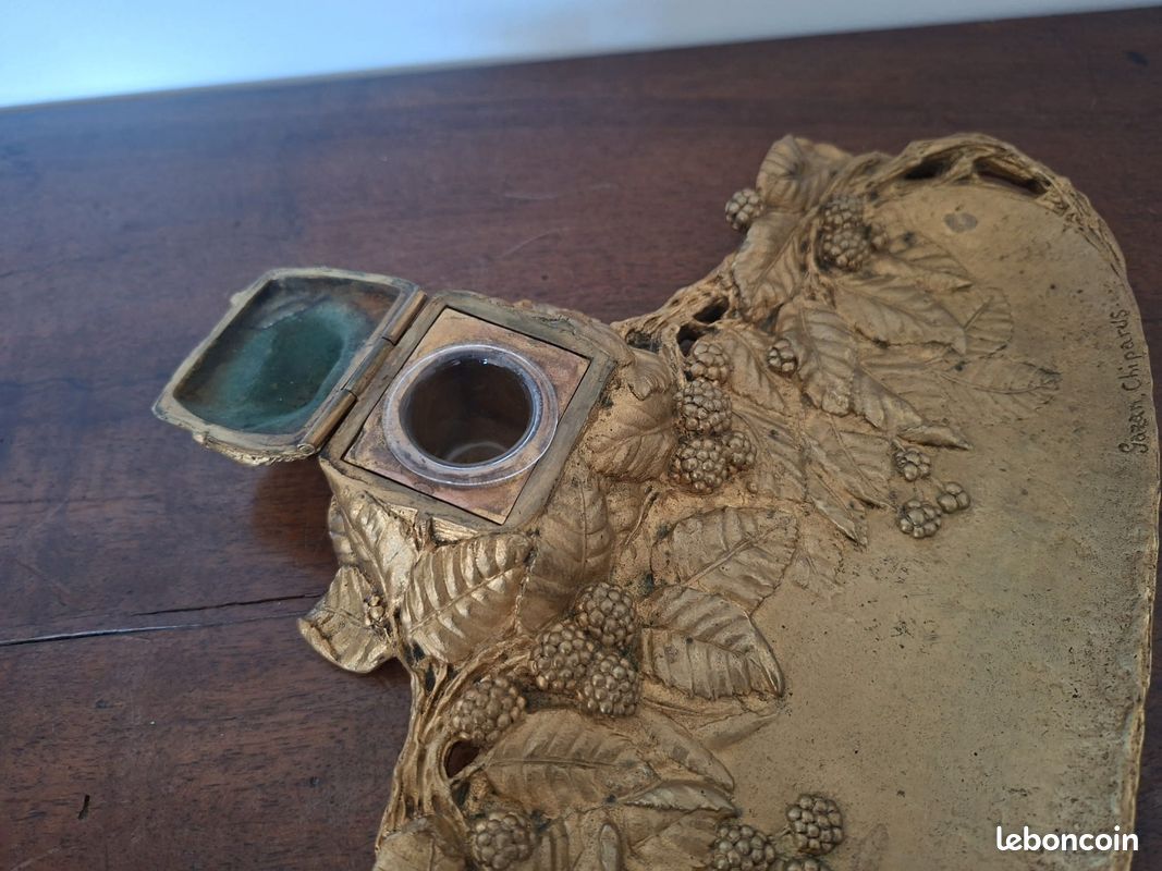Nécessaire de bureau Art déco Gazan Chiparus signé (image 16)