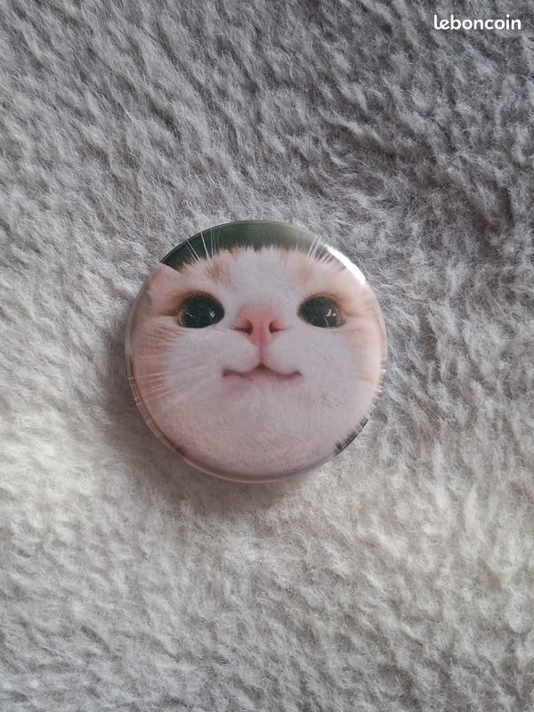 Un pin / badge avec un chatonđŸ (image 1)