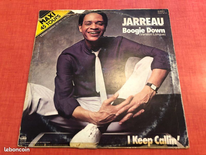 Disque Jarreau (Al Jarreau) Boogie Down Version Longue Maxi 45T (image 2)