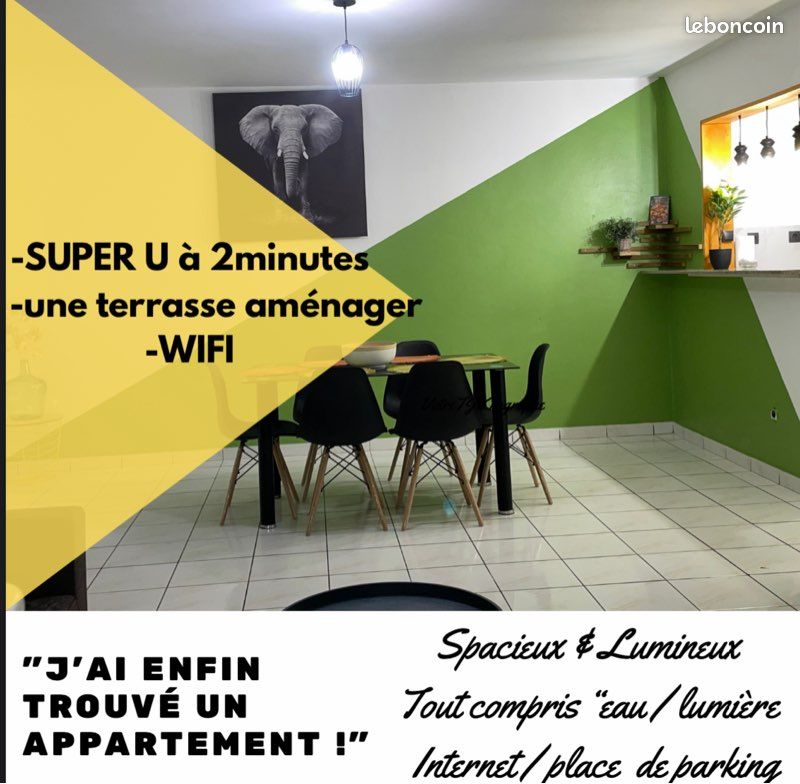 Appartement 3 pièces 75 m² · aux Trois-Bassins · 75 m² · 1 300 €/mois
