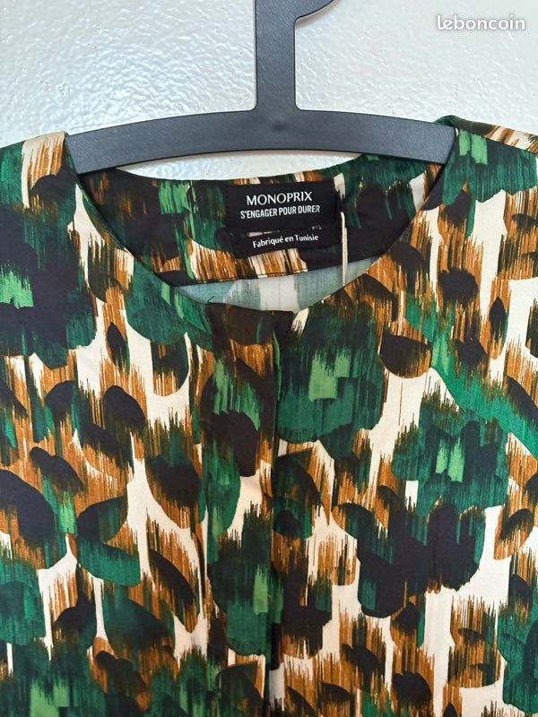 Monoprix Femme Robe Verte Monoprix Robe Ete Monoprix Robe Longue