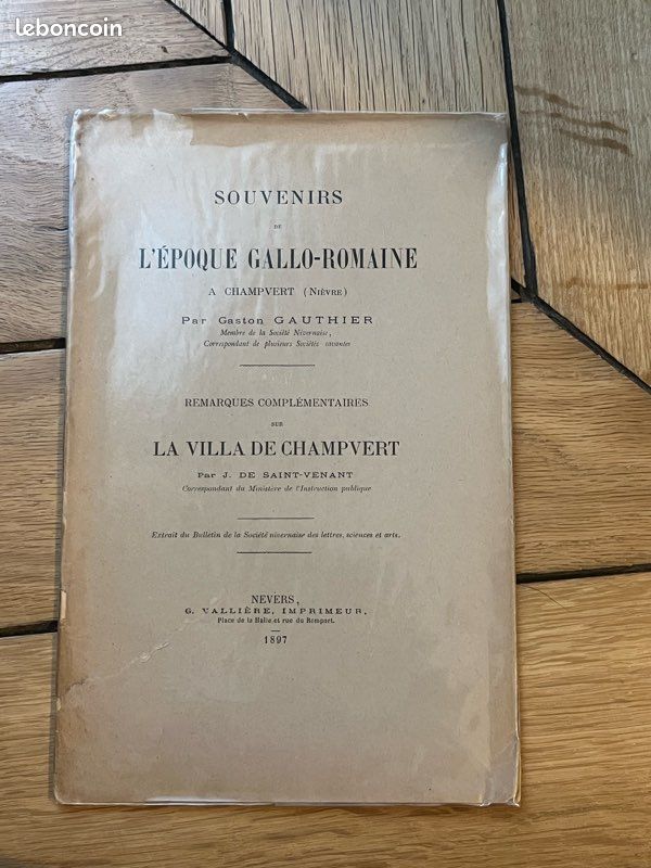 Souvenirs de l’Epoque Gallo-Romaine à Champvert (image 1)