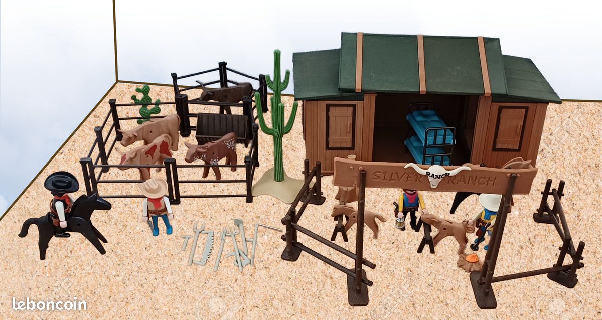 Playmobil western ~ ranch rivière aux serpents (3805) | eBay