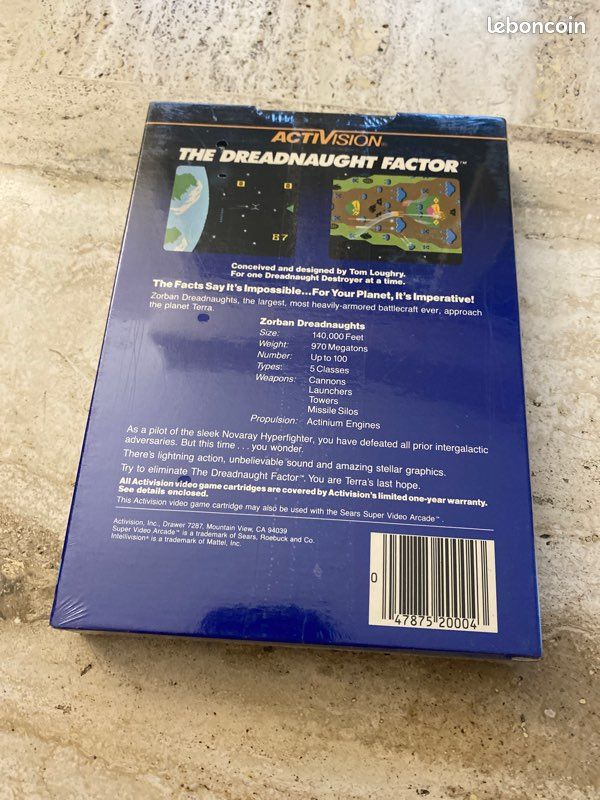 Jeu Intellivision : The Dreadnaught Factor (NEUF) (image 2)