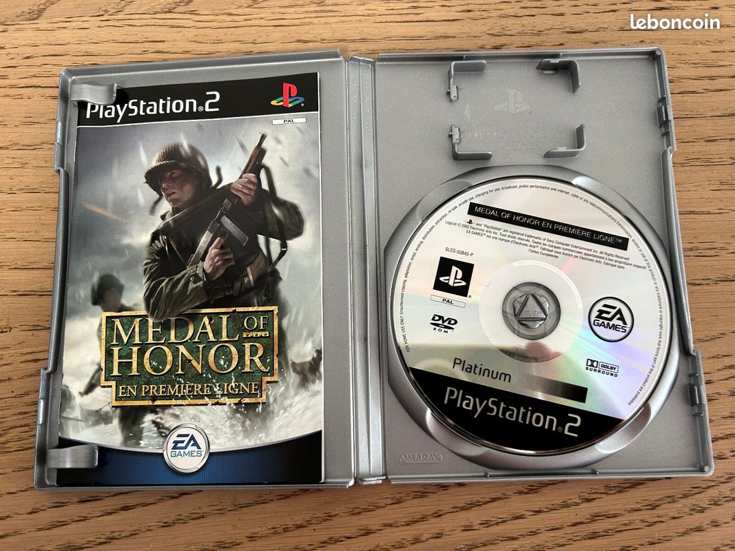 Jeu Medal Of Honor 1ère Ligne - PlayStation 2 PS2 Version Française - Bon état