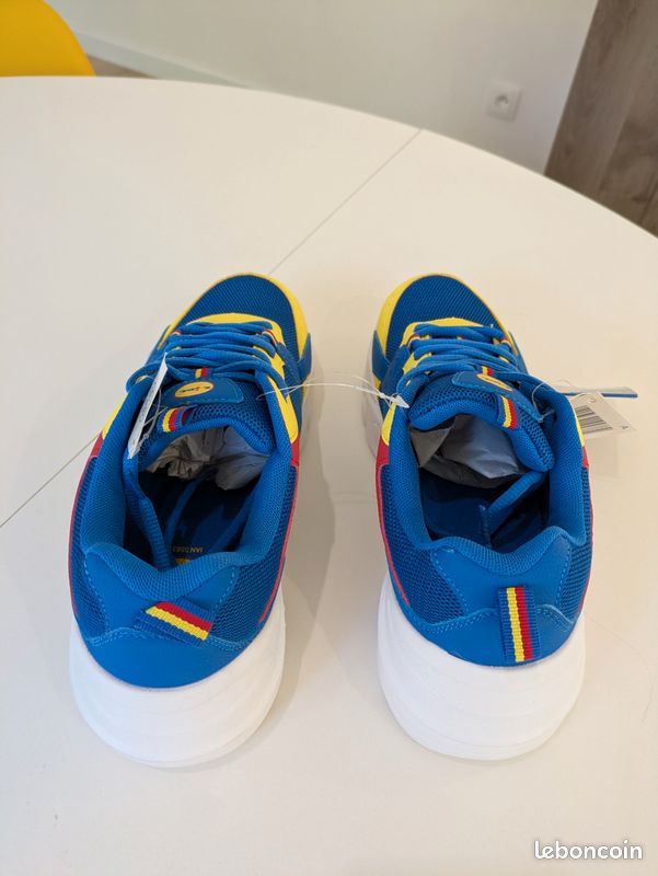 Baskets Lidl Edition Limitée Pointure 46 - Multicolore, Semelle Caoutchouc, Neuves Sans Emballage