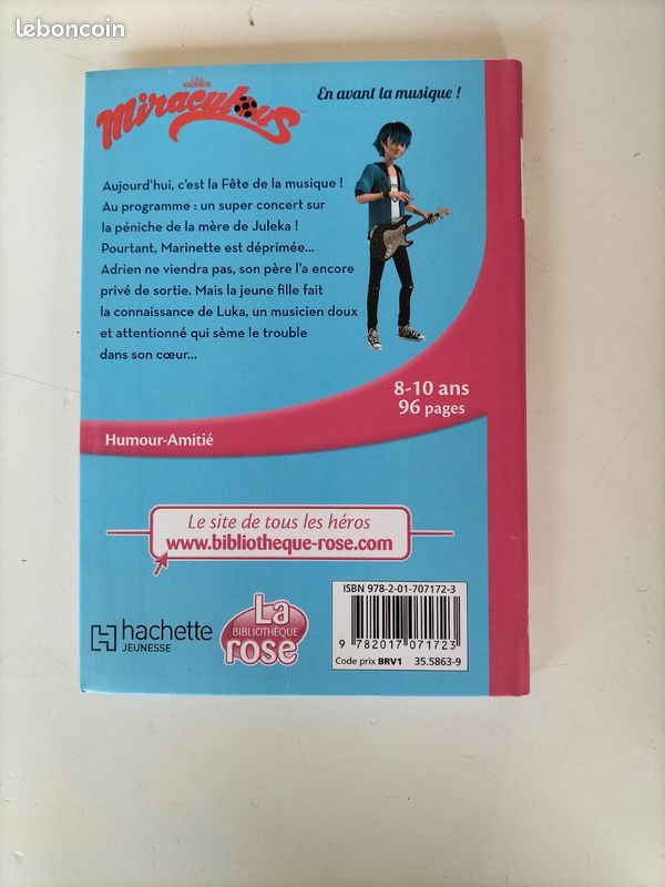 Lot de 5 livres bibliothèque rose Miraculous (image 2)