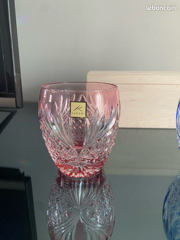 Verre à whisky edo kiriko •ROKKAKU kagami (image 4)