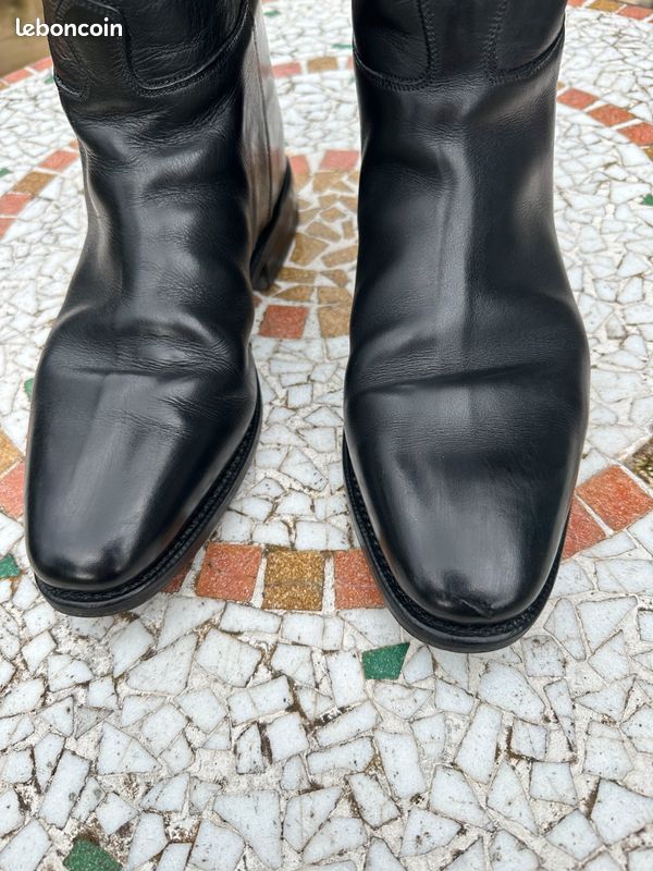 Bottes D'Équitation Petrie Anky – Cuir, Taille 42, Mollet 47cm, Sans Fermeture Éclair (Occasion Allemagne)