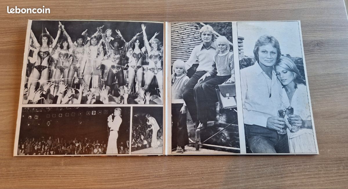 Carte Collector Claude François - PDG Disques Flèche - Vintage 70s - Rare