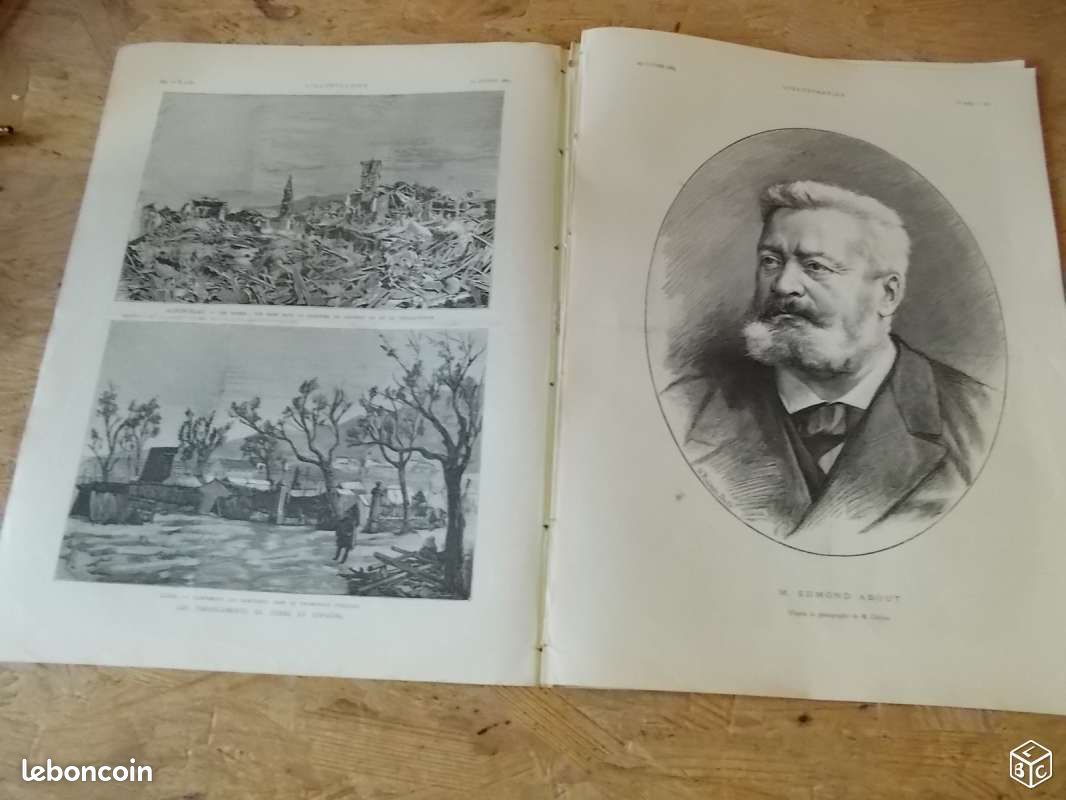 ILLUSTRATION 1885 2187 TREMBLEMENT DE TERRE Espagn (image 1)