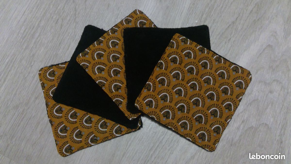 Lot de 5 lingettes lavables (image 1)
