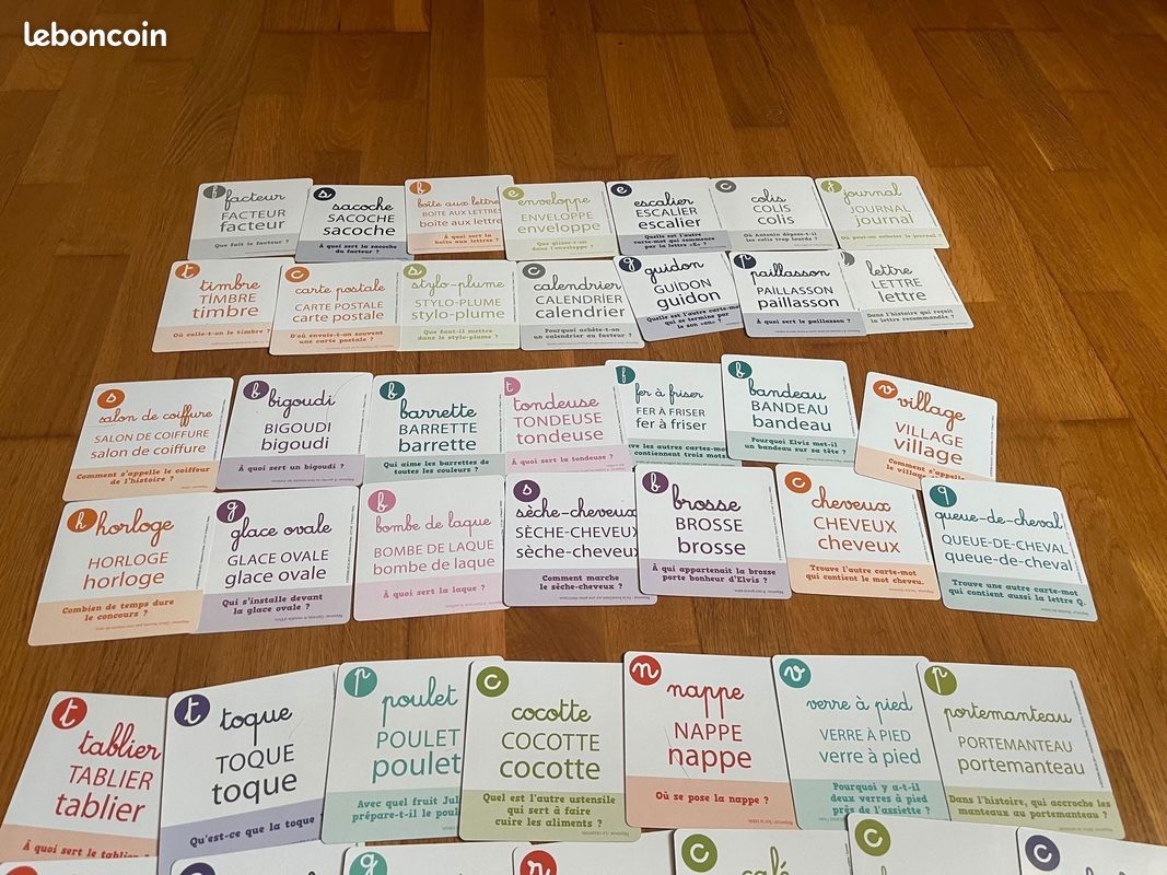 1 lot de 42 cartes-mots pour développer le vocabulaire, relatif à 3 thèmes (image 18)