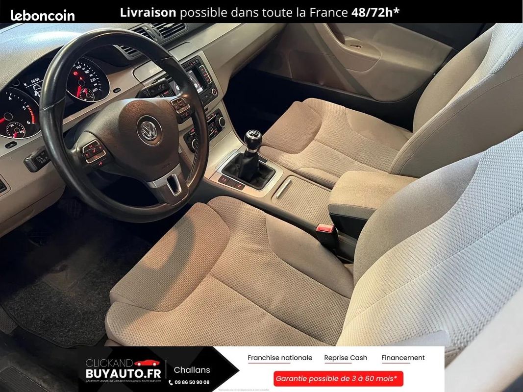 Volkswagen Passat 2.0 TDI 140 CV / SUIVI D'ENTRETIEN COMPLET / DITRIBUTION, VIDANGE FAITE / GARANTIE (image 22)
