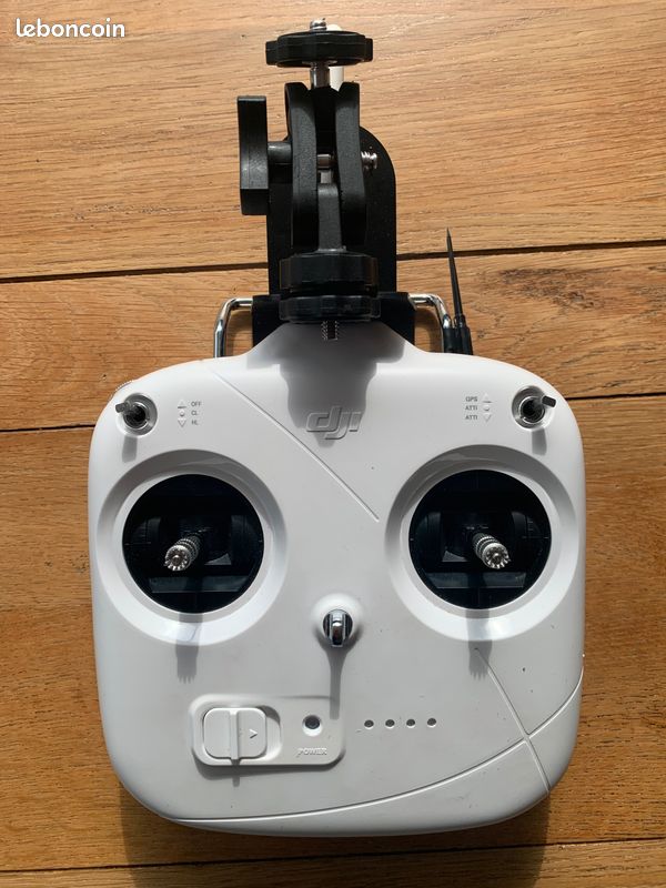 Télécommande radio DJI Phantom avec support écran + contrôle nacelle caméra (image 1)