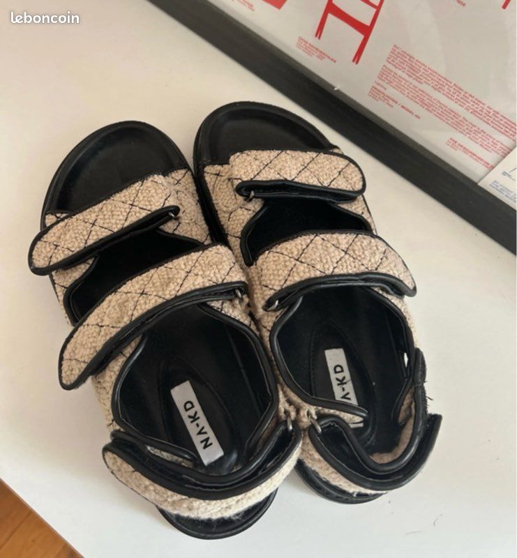 Sandales na kd beige noir (image 3)