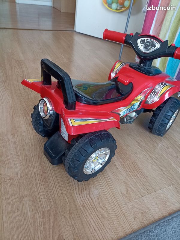 Porteur voiture rouge quad Jeux Jouets
