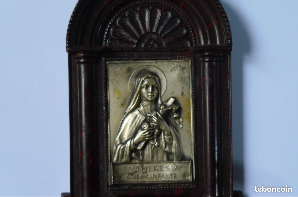 Lampe ancienne bakélite reliquaire Saint Thérèse de Lisieux (image 4)