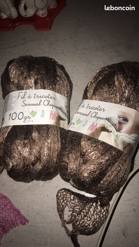 Pelotes pour écharpe 🧣 froufrou (image 2)