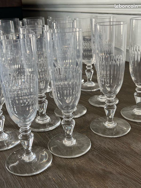 Verres à pied cristal Baccarat modèle Renaissance (image 12)