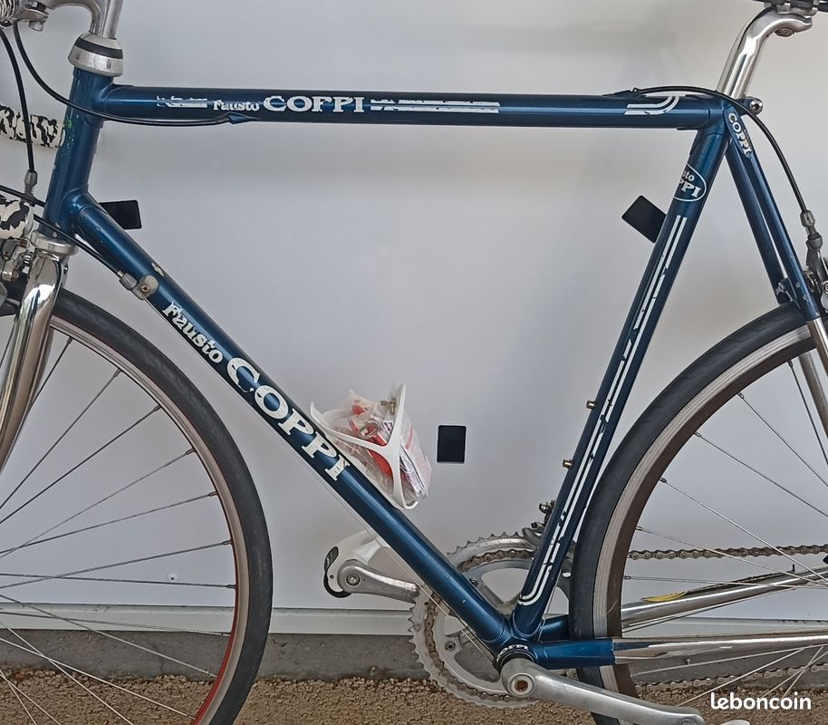 Cadre Vélo Route Fausto Coppi K14 Aluminium Années 1990 - Taille 60 Cm