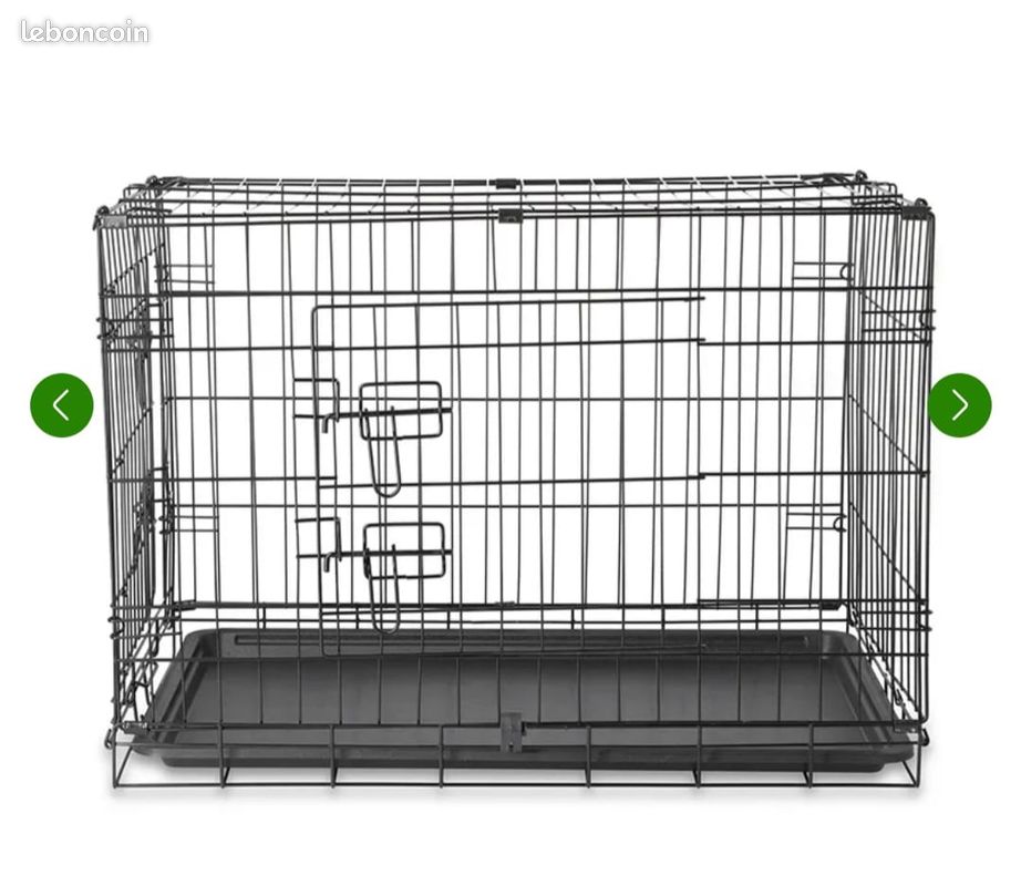 Cage métallique pliable pour chien - 80x120cm (image 2)