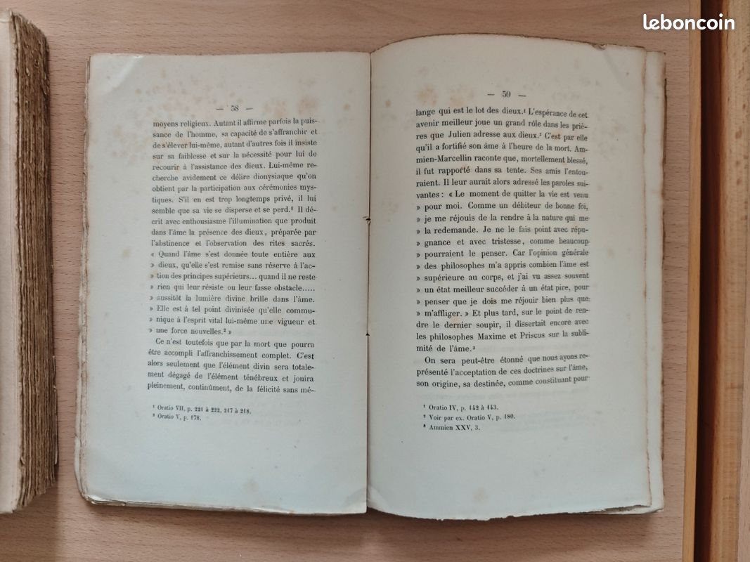 Livres rares Constantin et Julien l'Apostat - christianisme antique (image 5)