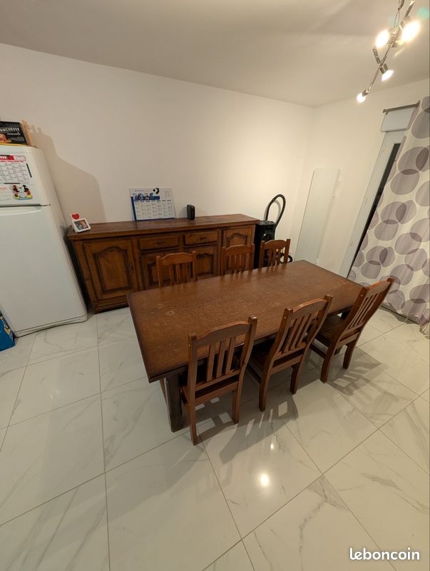 Buffet et table chêne (image 1)
