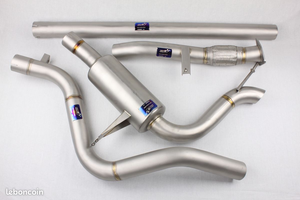 Ligne echappement Inox Megane 3 RS + Titane (image 3)