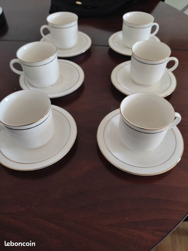 6 tasses et sous tasses (image 1)
