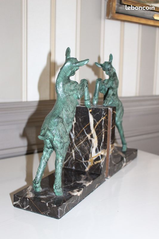 Emile Carlier - Chevreaux cabrés - art déco 1930 (image 13)