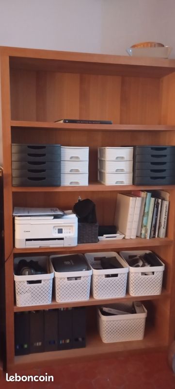 Bibliothèque bois (image 1)