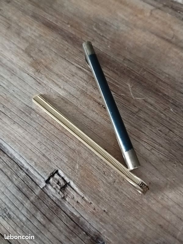 Lot De 3 Pinces à Cravate Vintage - Élégance Rétro