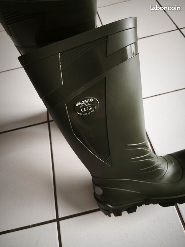 Bottes PVC sécurité Singer taille 41 (image 1)