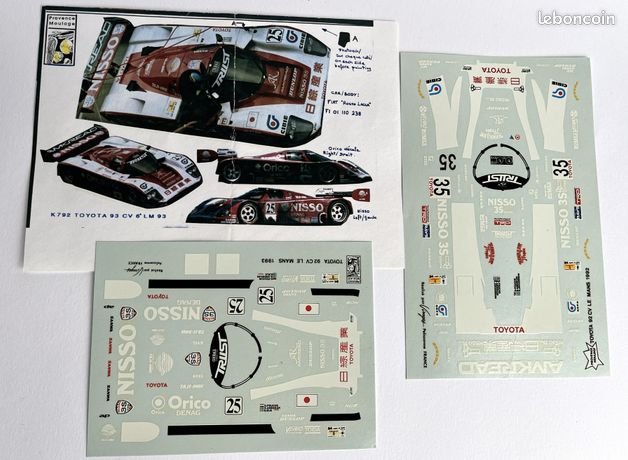 EDICOLA AX021 Scale 1/43 | TOYOTA 94CV N 1 2nd 24h LE MANS 1994 E
