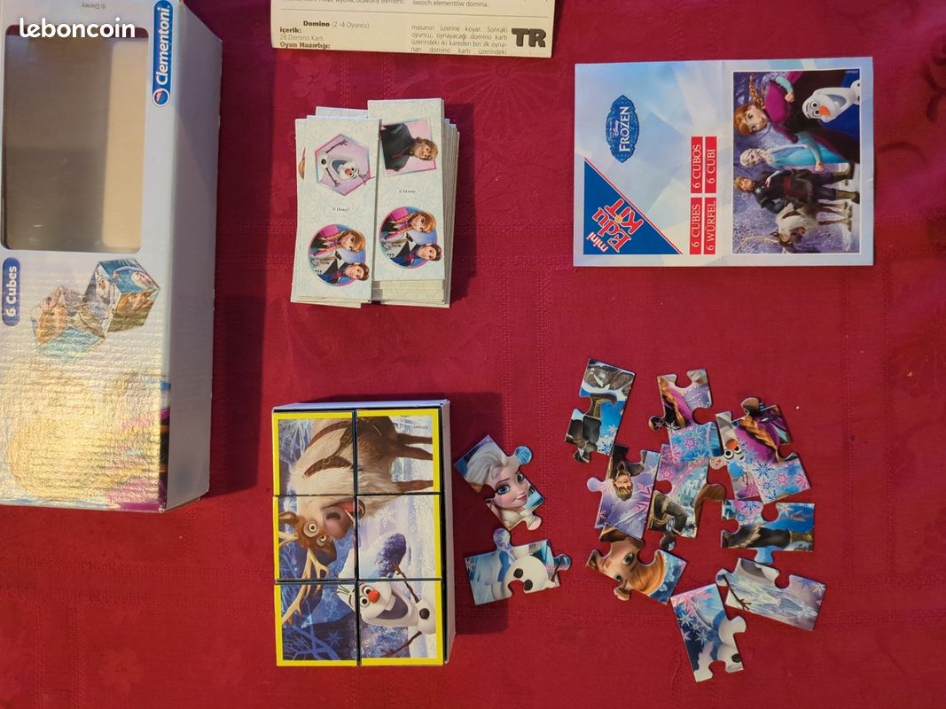 Domino / puzzle / cubes reine des neiges (image 3)