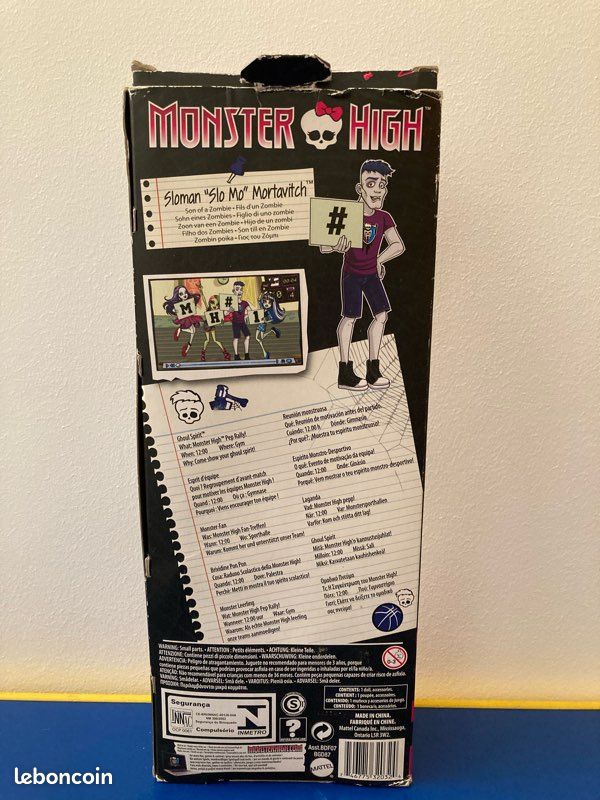 Poupée Monster High Sloman Série Esprit d’équipe (image 4)