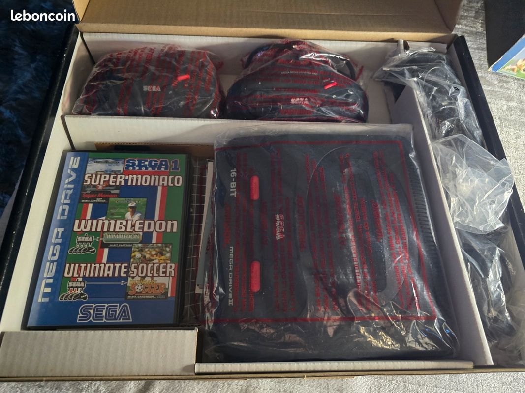 Fourreau De Pack Mega Drive 2 SEGA SPORTS – Super Monaco GP & Wimbledon