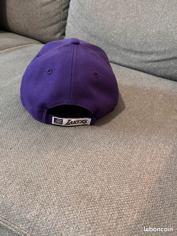 Casquette Baseball Snapback Vintage Los Angeles - Broderie 3D Violet/or, Neuve