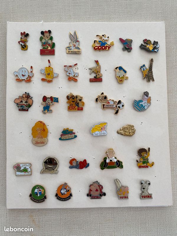 Pin's personnages dessins animés (image 1)
