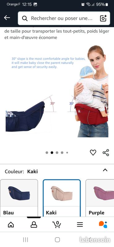 Porte-Bébé Hipseat Ergonomique - Siège De Taille Léger Pour Tout-Petits